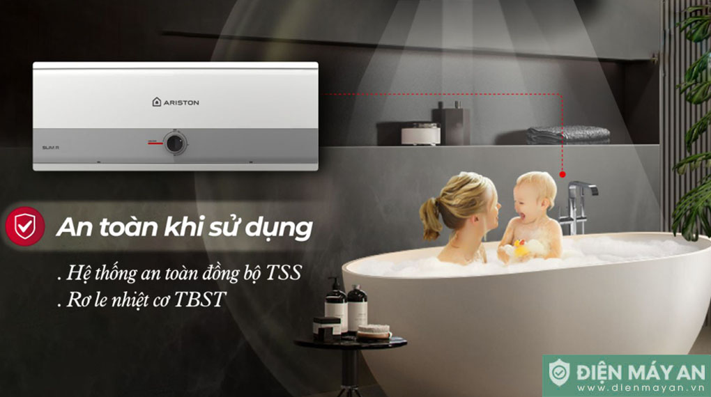 Bình nóng lạnh Ariston 30 lít SLIM3 30R AG+ VN